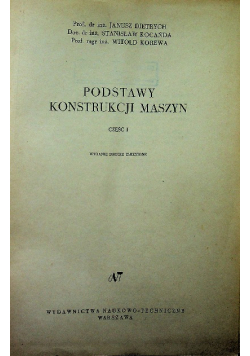 Podstawy konstrukcji maszyn