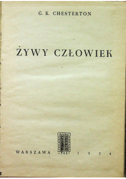 Żywy człowiek
