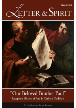 Letter & Spirit, Vol. 11