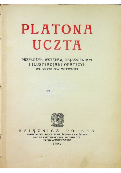 Platona Uczta 1924 r