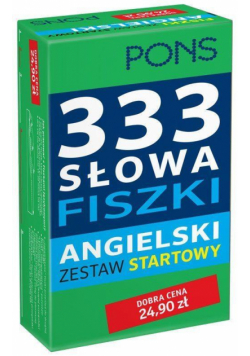 333 Słowa Fiszki. Angielski Zestaw startowy PONS