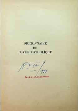 Dictionnaire du foyer