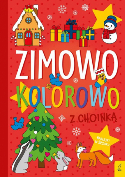 Zimowo kolorowo Z choinką
