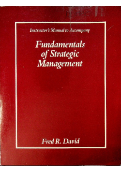 Fundamentals of Strategic Management