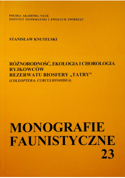 Monografie faunistyczne 23