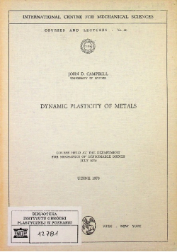 Dynamic Plasticity of Metals