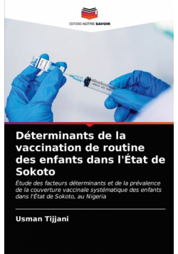Déterminants de la vaccination de routine des enfants dans l'État de Sokoto