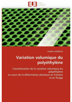 Variation volumique du polyéthylène