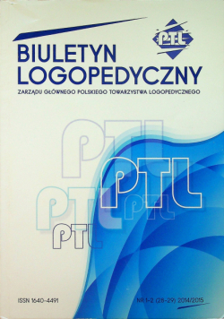 Biuletyn logopedyczny nr 1 - 2