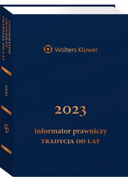 Informator Prawniczy 2023 granatowy B6