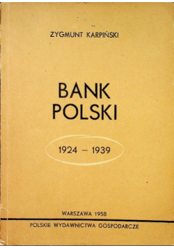 Bank Polski 1924 - 1939