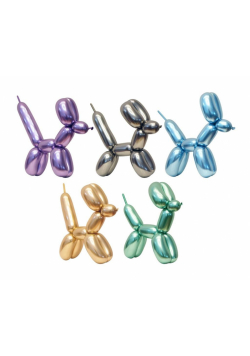 Balony do modelowania B&C platynowe MIX 50szt.