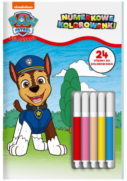 Psi Patrol. Numerkowe kolorowanki