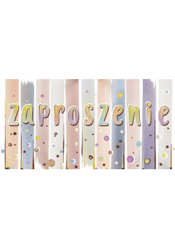 Zaproszenie Z15 (10szt.)