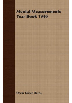 Mental Measurements Year Book 1940