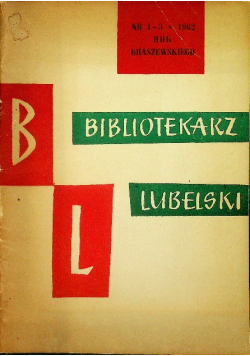 Bibliotekarz Lubelski nr 1 do 3