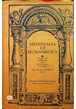 Medievalia et humanistica