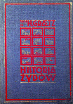 Historia żydów tom 4 reprint z 1929r