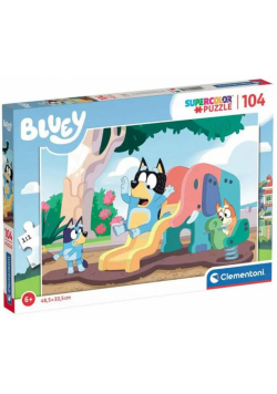Puzzle 104 Super Kolor Bluey