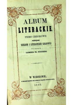 Album literackie 1848r