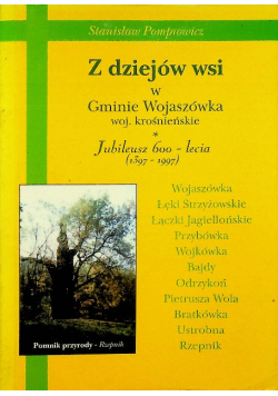 Z dziejów wsi w gminie Wojaszówka