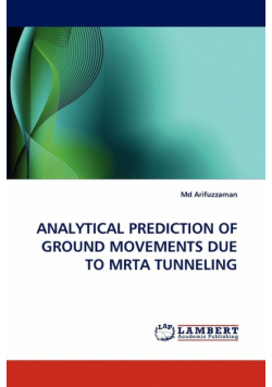 Analytical Prediction Of Ground Movements Due To Mrta Tunneling