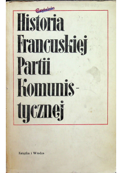 Historia Francuskiej Partii Komunistycznej