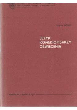 Język komediopisarzy oświecenia