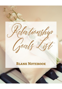 Relationship Goals List - Blank Notebook - Write It Down - Pastel Rose Gold Brown - Abstract Modern Contemporary Unique