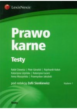 Prawo karne Testy