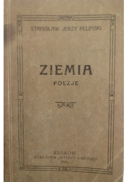 Ziemia Poezje 1926r