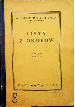 Listy z okopów 1925 r.