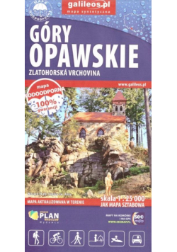 Mapa syntetyczna - Góry Opawskie 1:25 000
