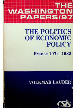 The Politics of Ecnomic Policy