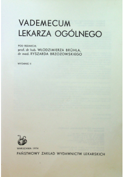 Vademecum lekarza ogólnego