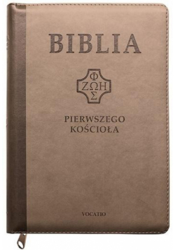 Biblia pierwszego Kościoła z paginat. brązowa