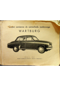 Części zamienne do samochodu osobowego Wartburg