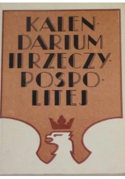 Kalendarium II Rzeczypospolitej
