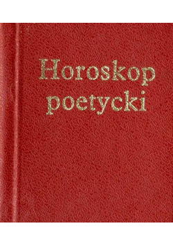 Horoskop poetycki z XIX wieku Pani Miniatura