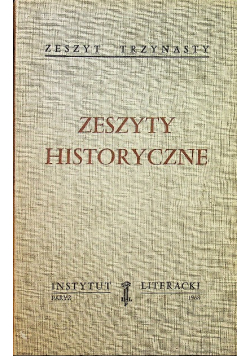 Zeszyty historyczne 13