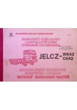 Katalog części zamiennych Jelcz W642 i C642