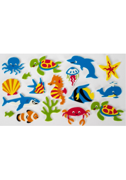 Naklejki piankowe 3cm - Morze 30szt
