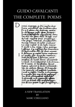 Guido Cavalcanti, the Complete Poems