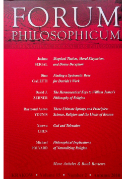 Forum Philosophicum vol 16 nr 2