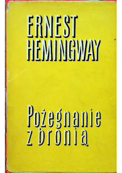 Pożegnanie z bronią