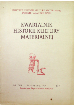 Kwartalnik historii kultury materialnej, nr 1