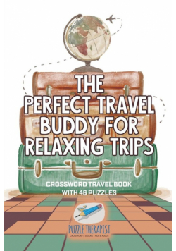 The Perfect Travel Buddy for Relaxing Trips | Crossword Travel Book with 46 Puzzles