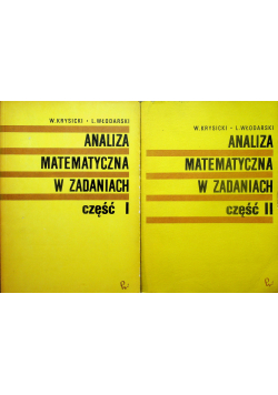 Analiza matematyczna w zadaniach tom I i II