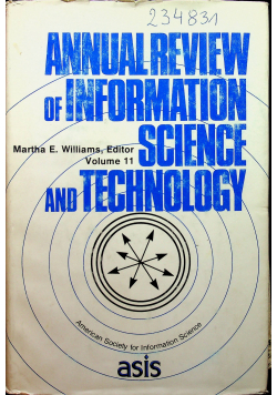 Annual review of information science and technology tom 11