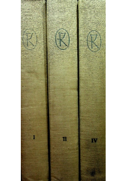 Kasprowicz Dzieła wybrane 3 tomy